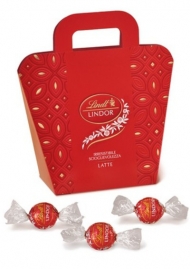 LINDT CONF.T.12,00 GR.150 BAG LINDOR ROSSA